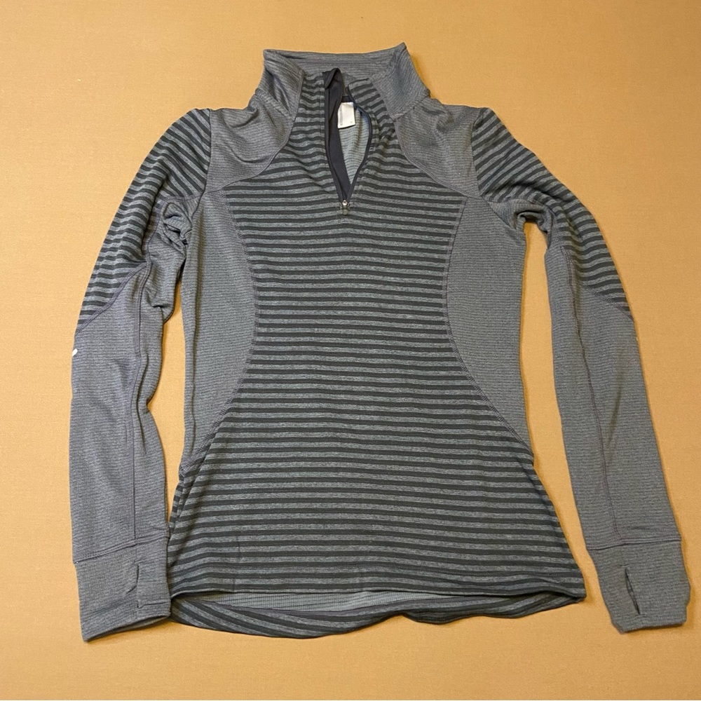 Gray Micro Fleece Quarter Zip